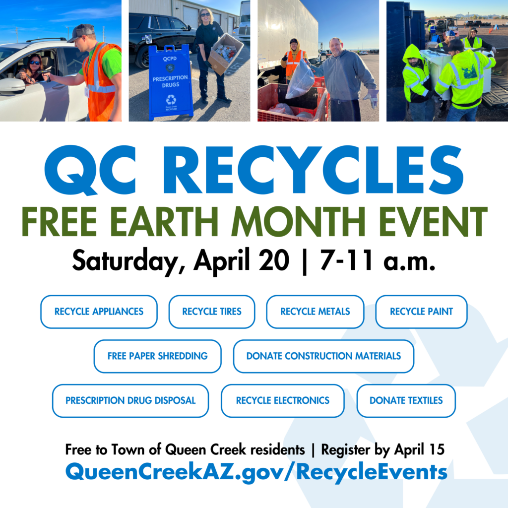 Queen Creek Recycles Events this April Earth Month! Perspective Real